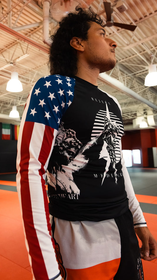 Reject Mediocrity Rash Guard