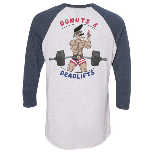 Deadlifts & Donuts Redux Raglan