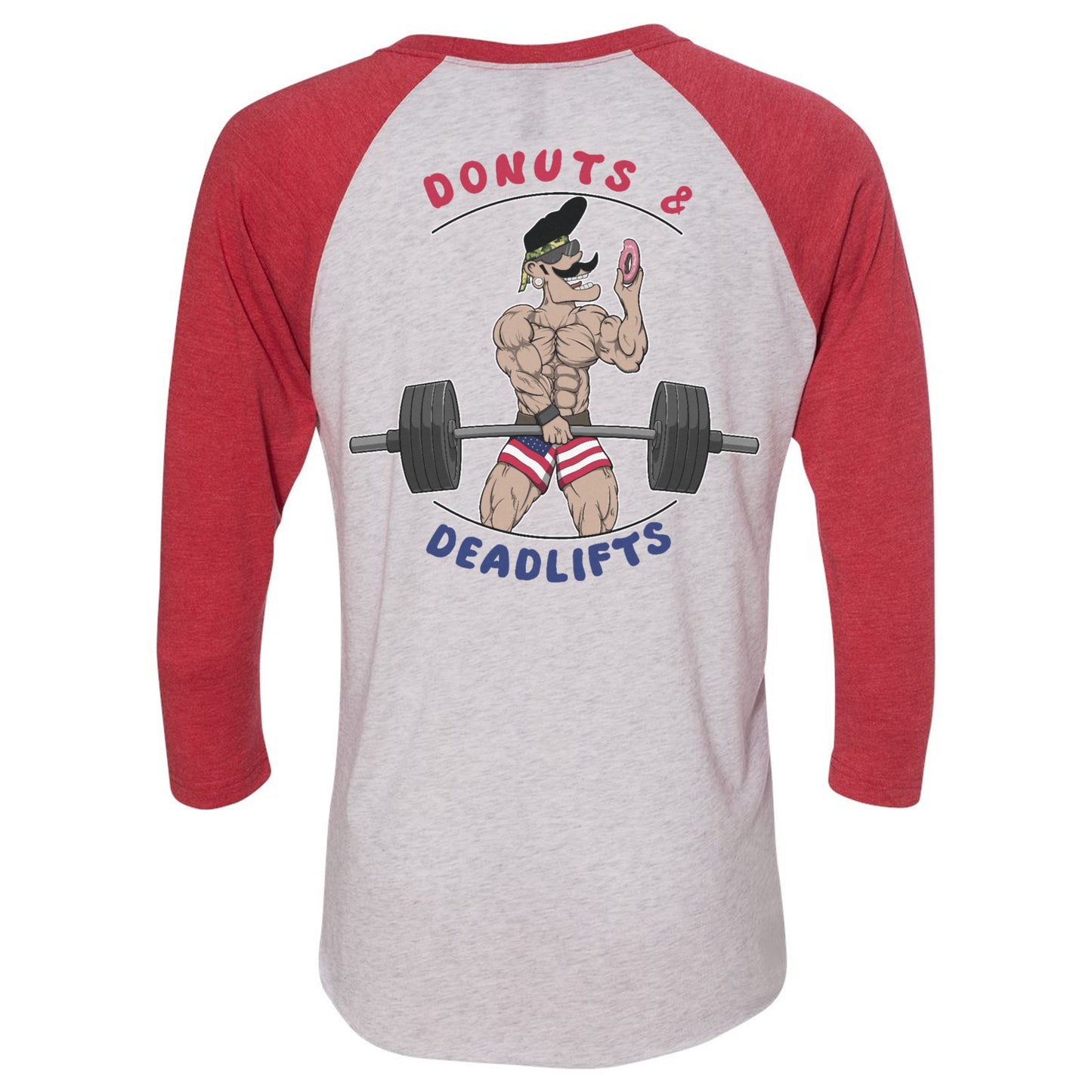 Deadlifts & Donuts Redux Raglan