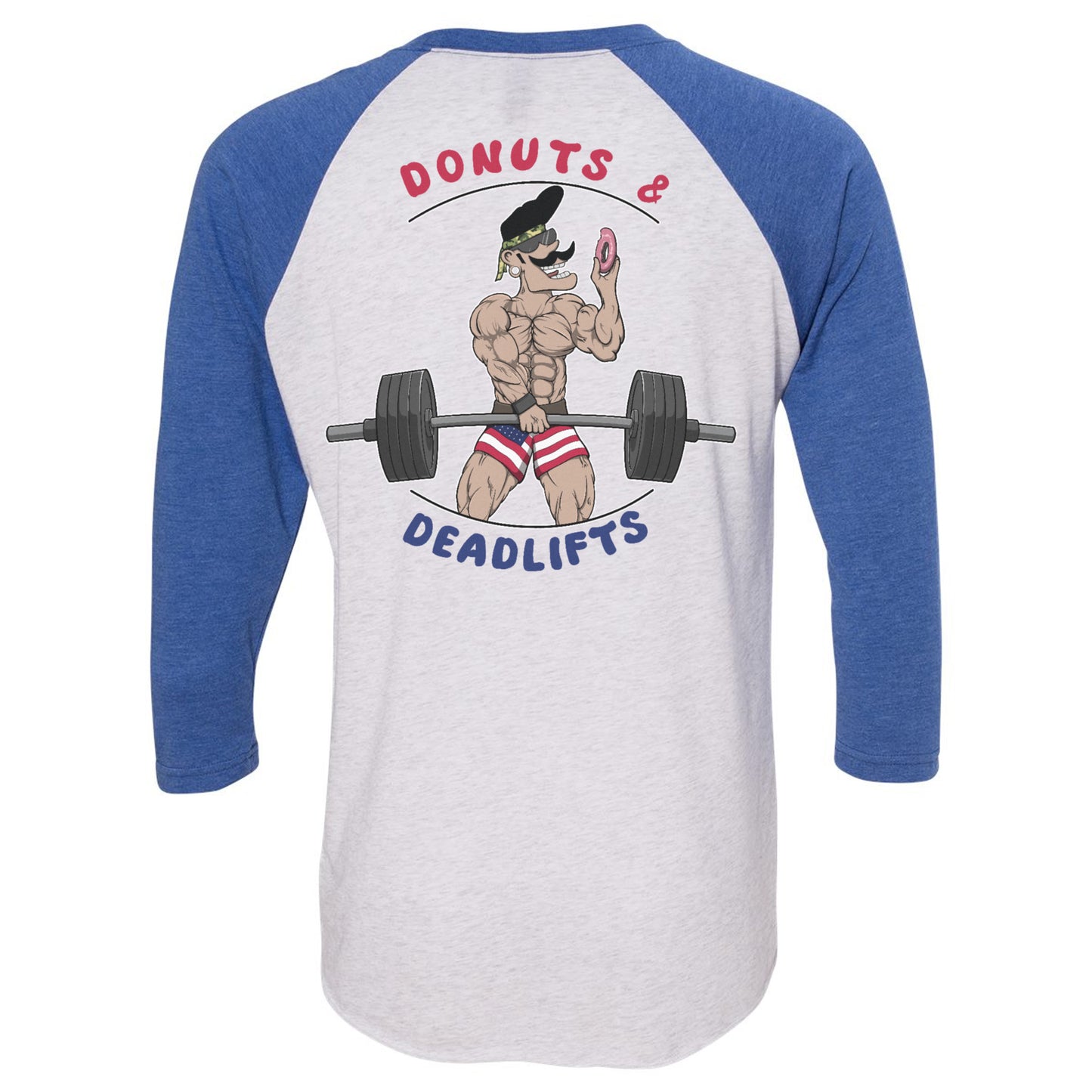 Deadlifts & Donuts Redux Raglan