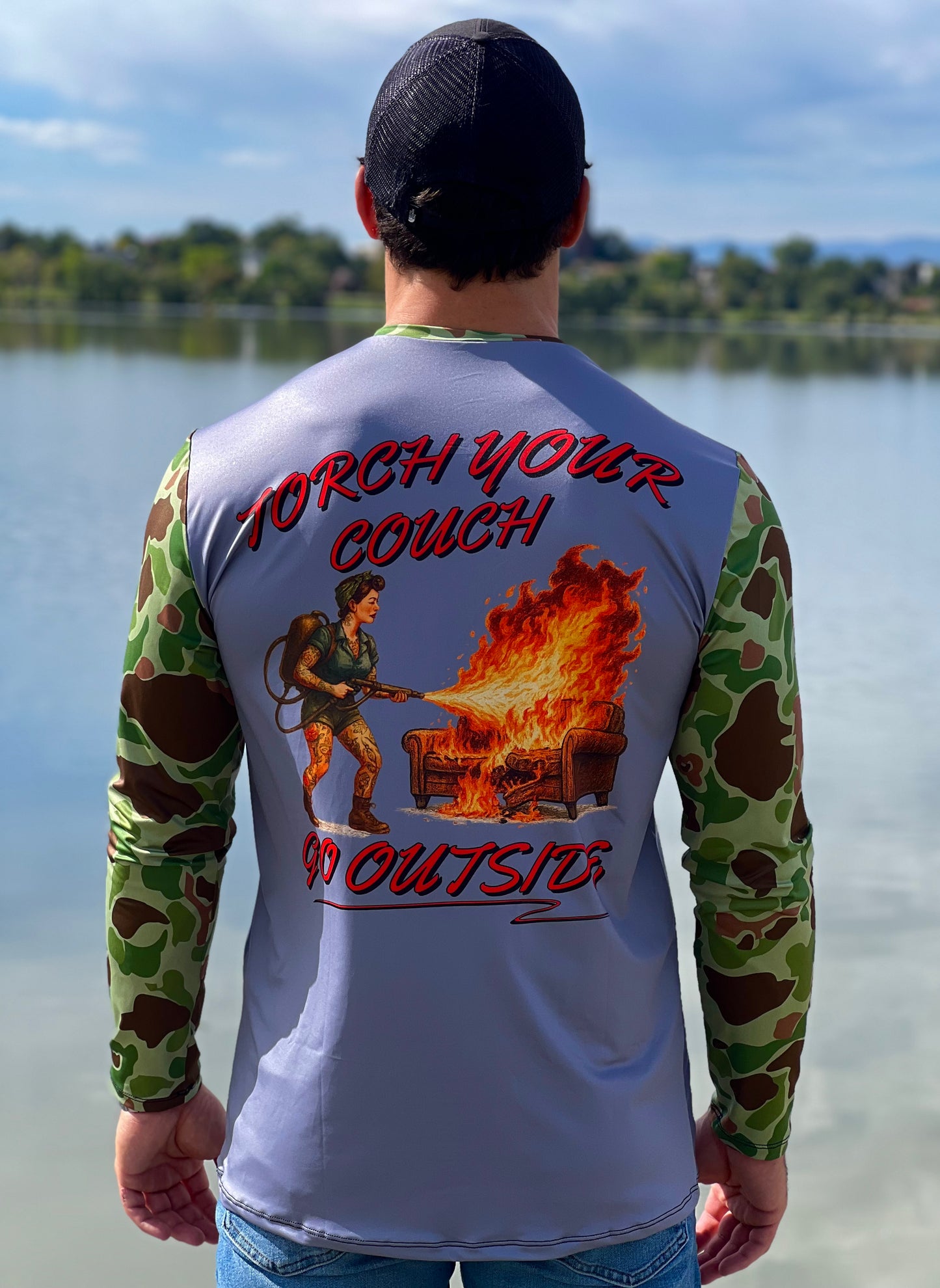 Torch Your Couch Sun Shirt