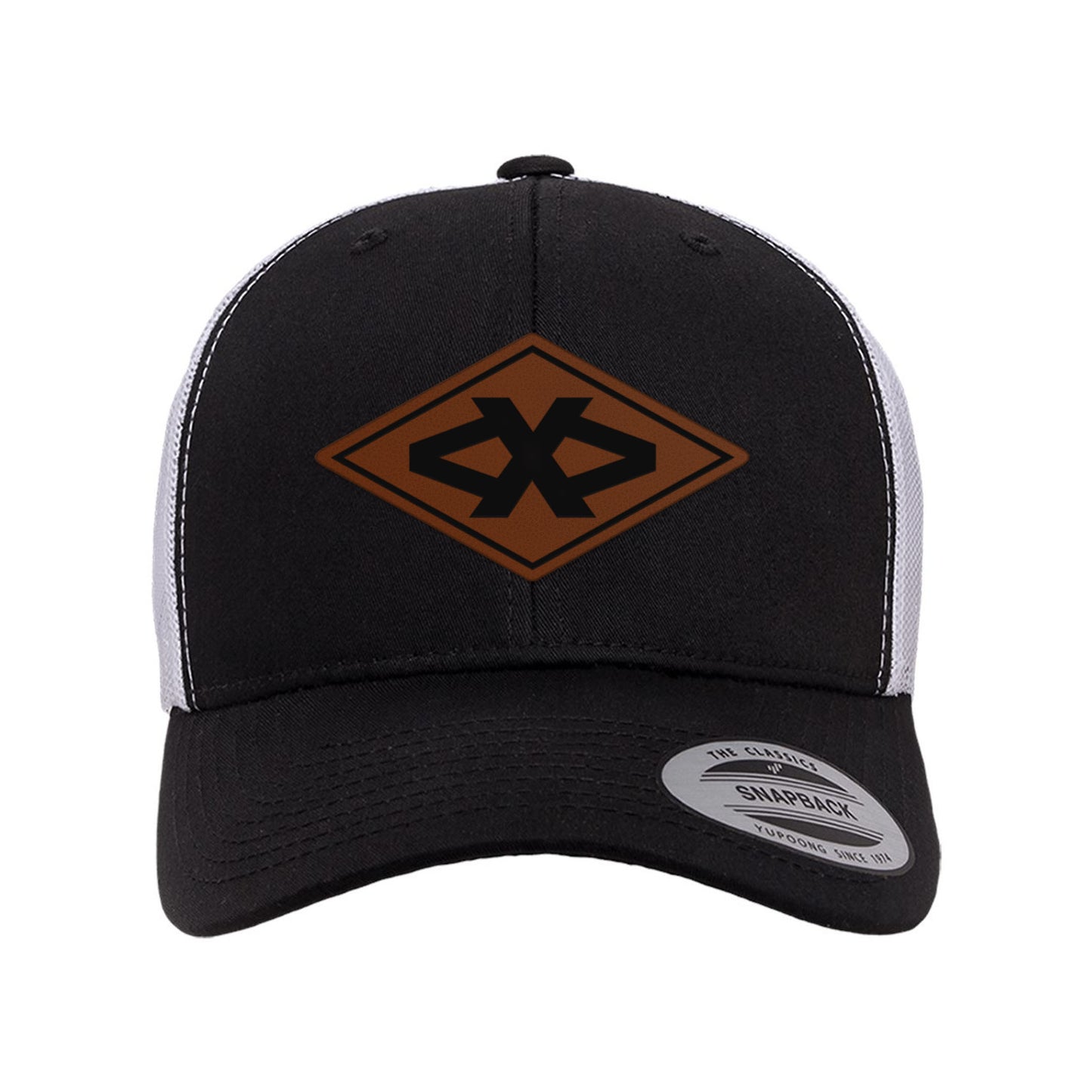 Batt Diamond Leather Patch Snapback