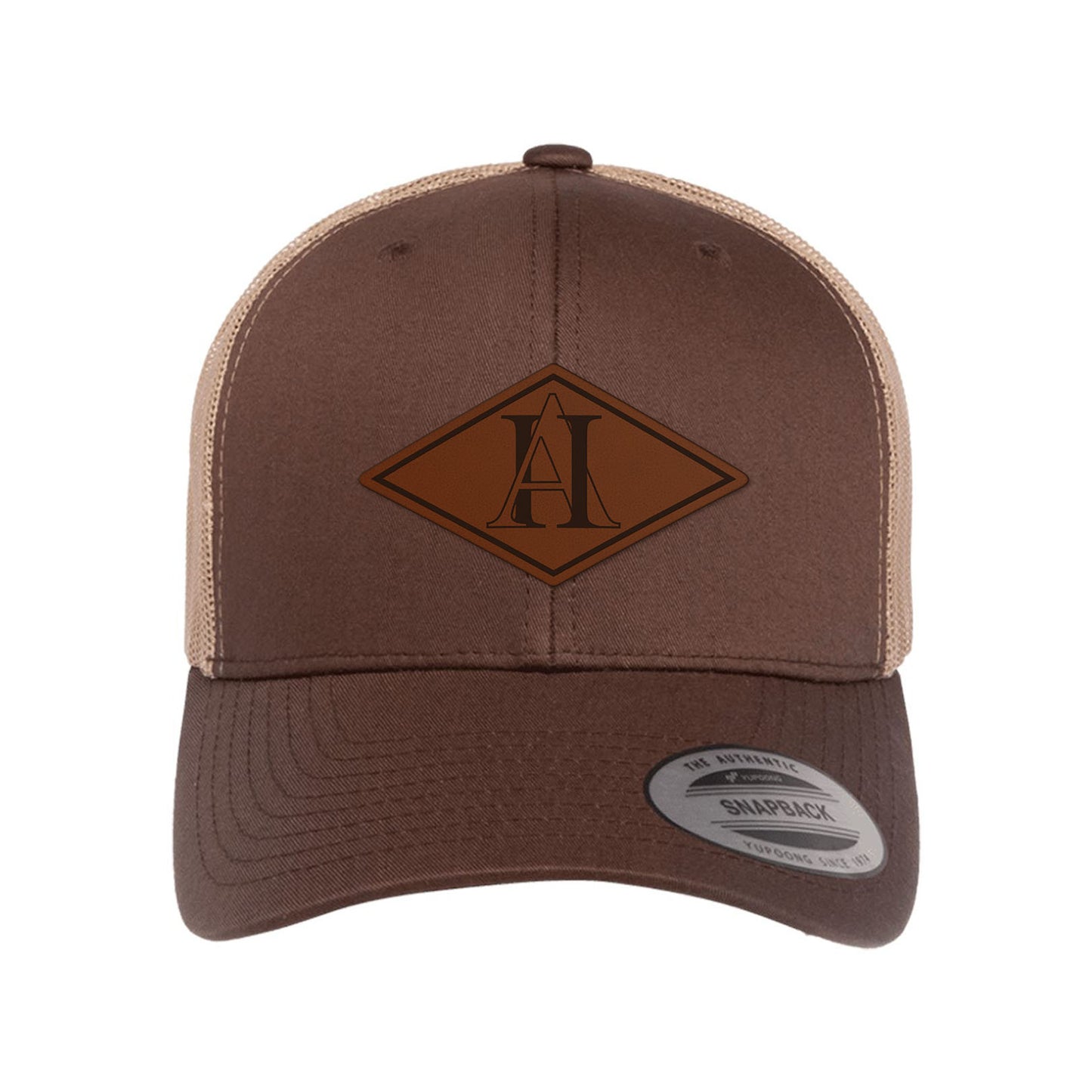 2A Diamond Leather Patch Snapback