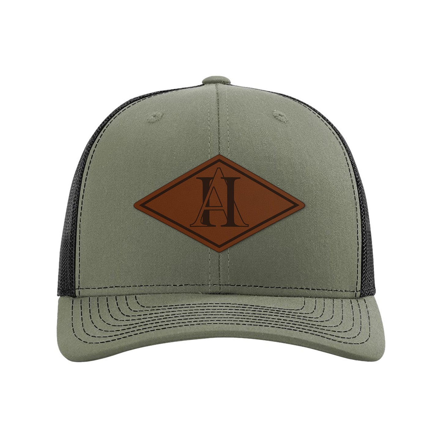 2A Diamond Leather Patch Snapback