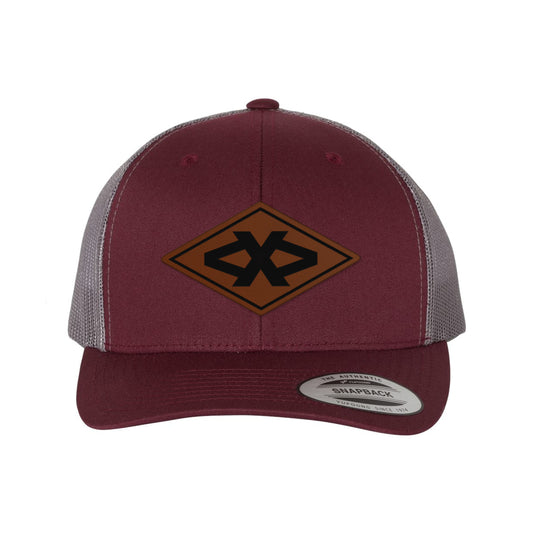 Batt Diamond Leather Patch Snapback