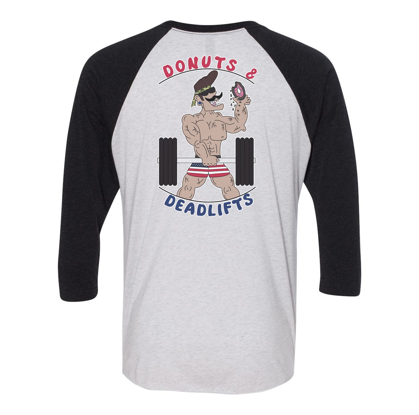 Donuts & Deadlifts Raglan