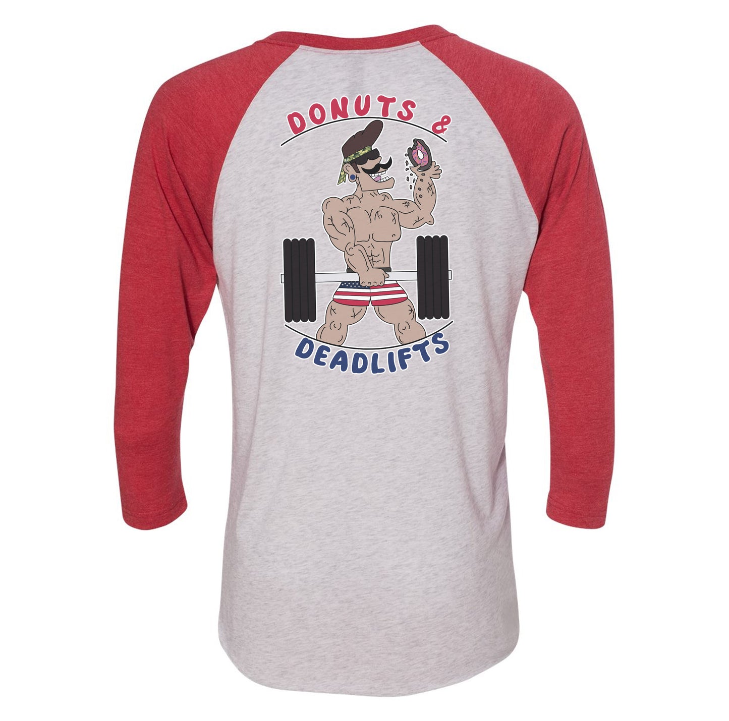 Donuts & Deadlifts Raglan