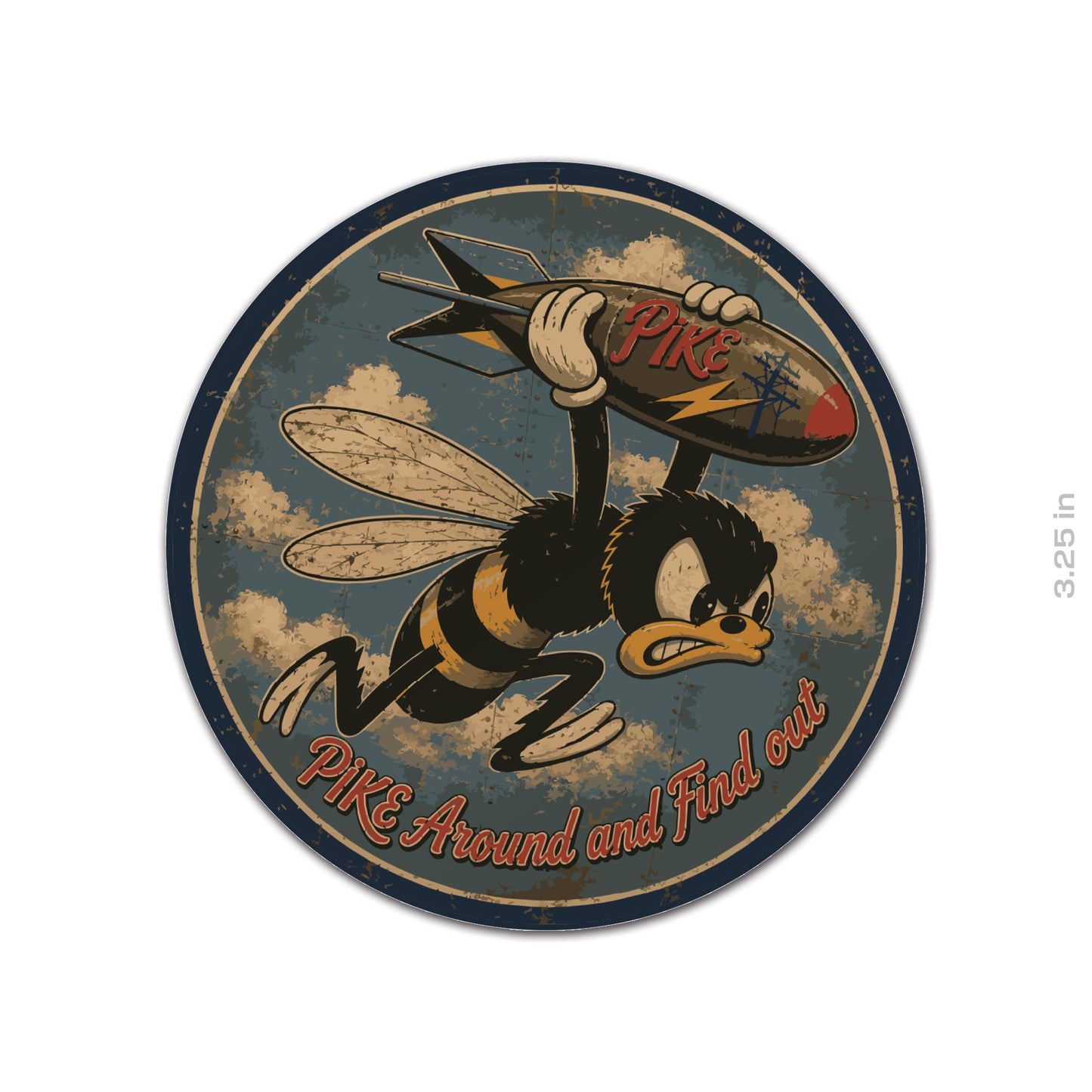 Pike Around Sticker