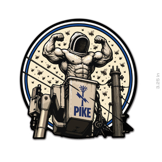 Pike Bee Suit Sticker
